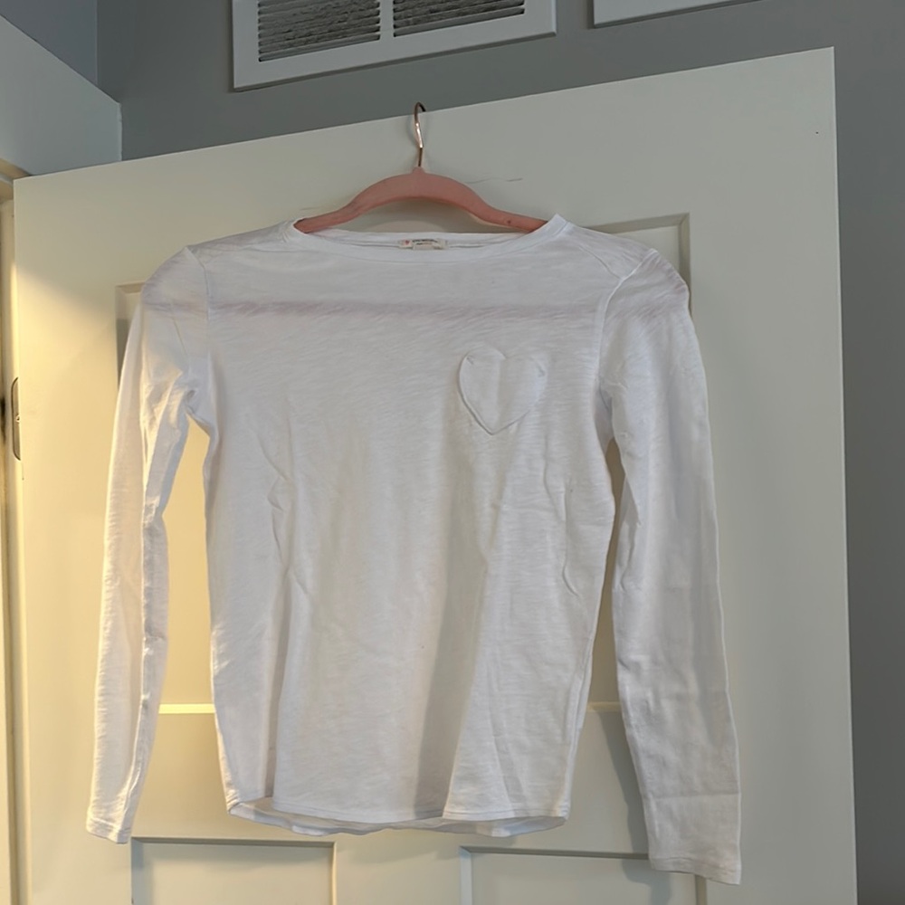 Crewcuts Long Sleeve Top with Heart Detail